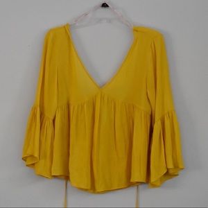 Loose yellow top from Forever 21